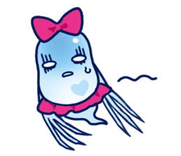 Water Flea Girl sticker #1445128