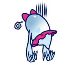 Water Flea Girl sticker #1445129