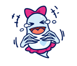 Water Flea Girl sticker #1445131