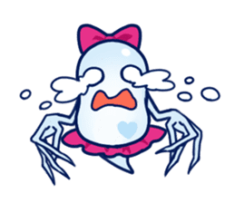 Water Flea Girl sticker #1445133