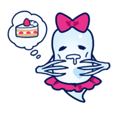 Water Flea Girl sticker #1445135