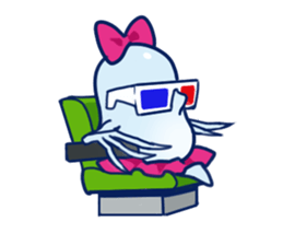 Water Flea Girl sticker #1445141