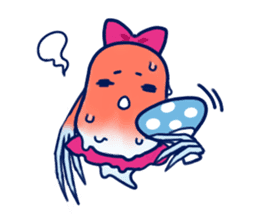 Water Flea Girl sticker #1445142