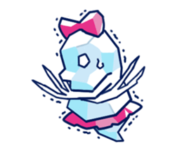 Water Flea Girl sticker #1445143
