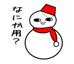 Uzai little snowman sticker #1445394