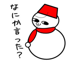 Uzai little snowman sticker #1445401