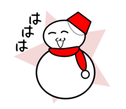 Uzai little snowman sticker #1445410