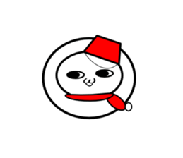 Uzai little snowman sticker #1445419