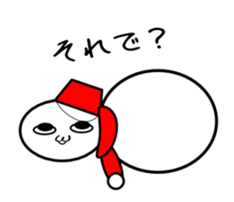 Uzai little snowman sticker #1445421