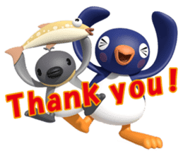 Penguin Taro and penguin Jiro sticker #1445556
