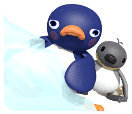 Penguin Taro and penguin Jiro sticker #1445565