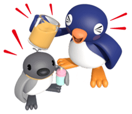 Penguin Taro and penguin Jiro sticker #1445568