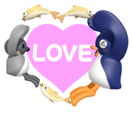 Penguin Taro and penguin Jiro sticker #1445570