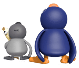 Penguin Taro and penguin Jiro sticker #1445573