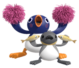 Penguin Taro and penguin Jiro sticker #1445581