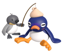 Penguin Taro and penguin Jiro sticker #1445585