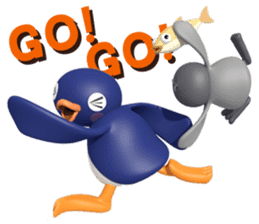 Penguin Taro and penguin Jiro sticker #1445586