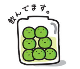 Cute plum sticker #1446844