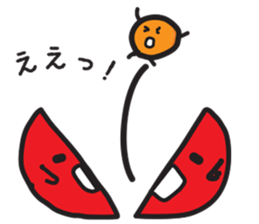 Cute plum sticker #1446871