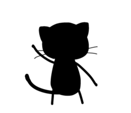 Black cats! sticker #1447314