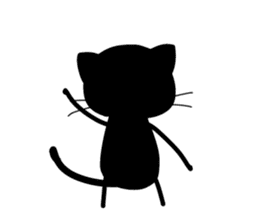 Black cats! sticker #1447314