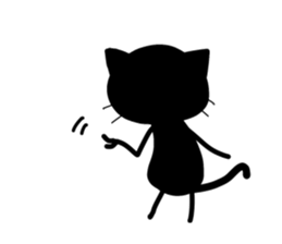 Black cats! sticker #1447321