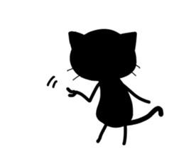 Black cats! sticker #1447321