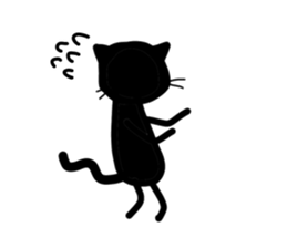Black cats! sticker #1447323