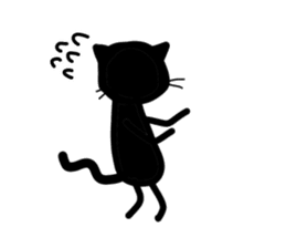 Black cats! sticker #1447323
