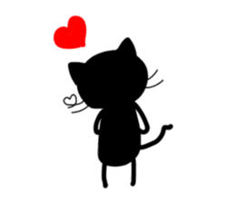 Black cats! sticker #1447329