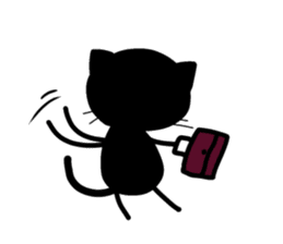Black cats! sticker #1447333
