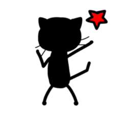 Black cats! sticker #1447336