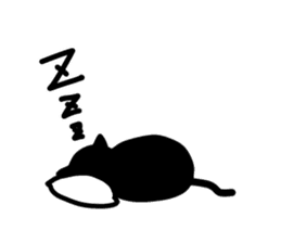 Black cats! sticker #1447344