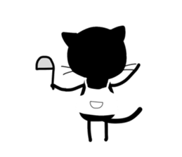 Black cats! sticker #1447346