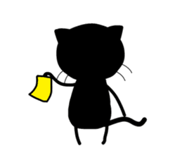 Black cats! sticker #1447350