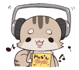 Squirrel Cat sticker #1447555