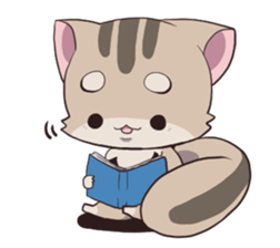 Squirrel Cat sticker #1447557