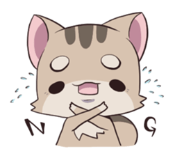 Squirrel Cat sticker #1447571