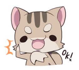 Squirrel Cat sticker #1447572