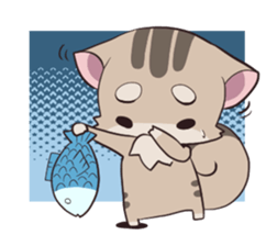 Squirrel Cat sticker #1447575