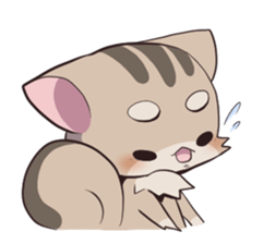 Squirrel Cat sticker #1447586