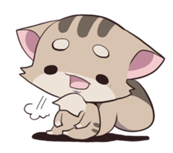 Squirrel Cat sticker #1447587