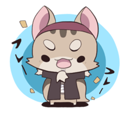 Squirrel Cat sticker #1447591