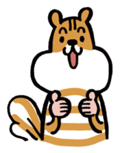 Shima-shima-chipmunk sticker #1447874