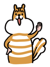 Shima-shima-chipmunk sticker #1447890
