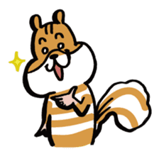 Shima-shima-chipmunk sticker #1447904