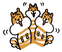 Shima-shima-chipmunk sticker #1447911