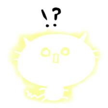 White White cat sticker #1448014