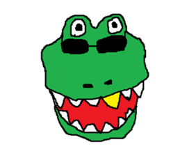 crocodile sticker #1448050