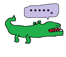 crocodile sticker #1448070